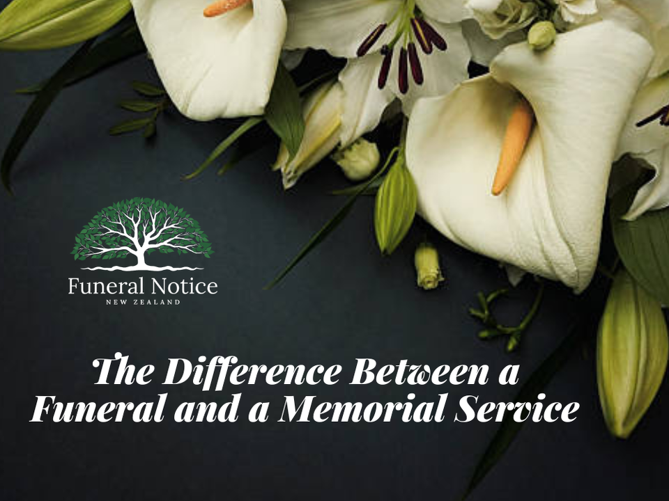 The Difference Between a Funeral and a Memorial Service