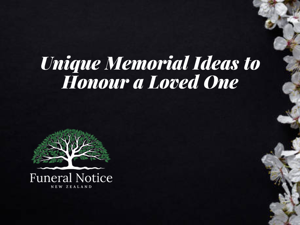 Unique Memorial Ideas to Honour a Loved One