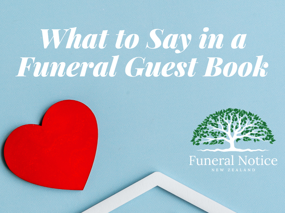 What to Say in a Funeral Guest Book